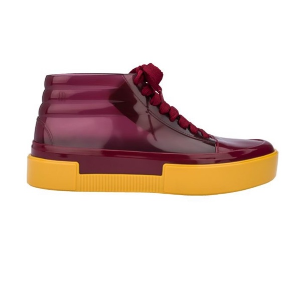 Melissa Men’s Red/Yellow Gadget Sneaker - Picture 3 of 5